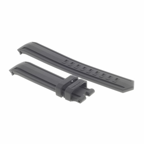 Tag Heuer Cinturino Aquaracer FT8020 Caucciù  Nero 20/19 WAK2110 WAK2180