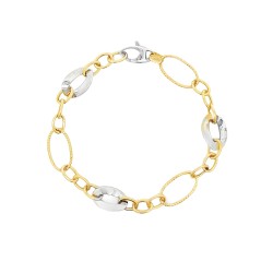 Bracciale Anelli Fantasia Oro 18 kt