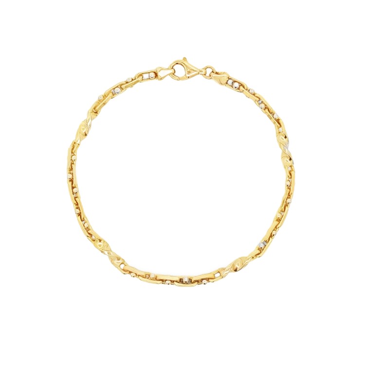 Bracciale Charms 1 Farfalla Oro 18 kt