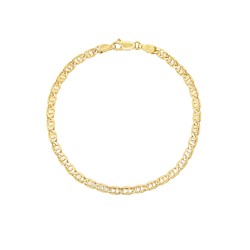 Bracciale Fantasia Anelli Oro 18 kt