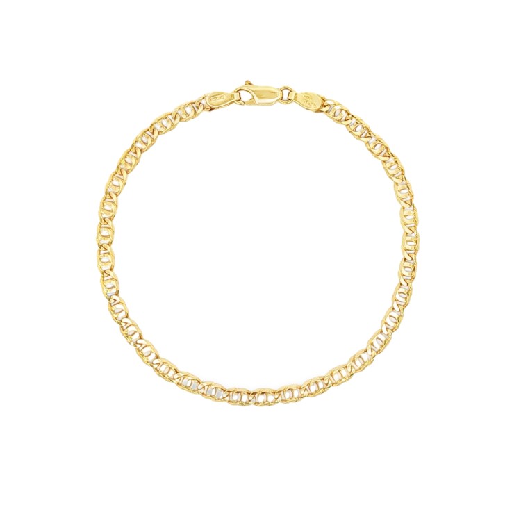 Bracciale Fantasia Anelli Oro 18 kt