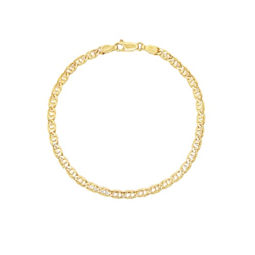 Bracciale Fantasia Anelli Oro 18 kt