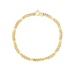 Bracciale Grumetta 3 + 1 Oro 18 kt