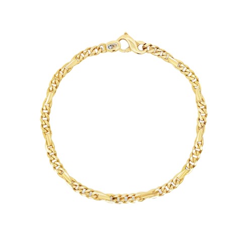 Bracciale Grumetta 3 + 1 Oro 18 kt