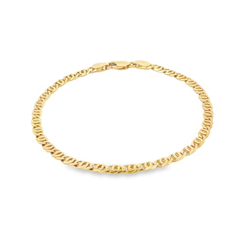 Bracciale Fantasia Anelli Oro 18 kt