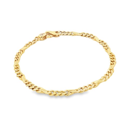 Bracciale Grumetta 3 + 1 Oro 18 kt
