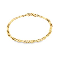 Bracciale Grumetta 3 + 1 Oro 18 kt 2
