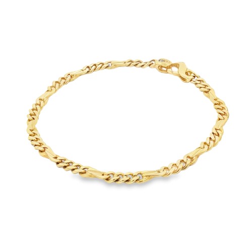 Bracciale Grumetta 3 + 1 Oro 18 kt