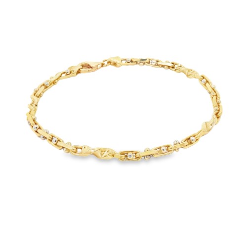 Bracciale Charms 1 Farfalla Oro 18 kt