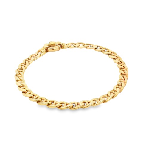 Bracciale Maglia Marina 19 cm Giallo 750 18 kt 10 gr
