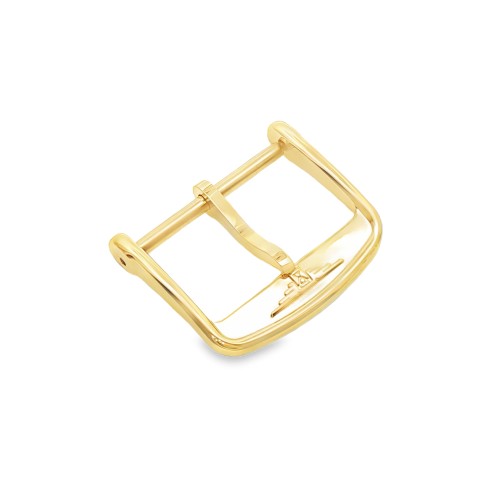 Longines Fibbia ardiglione acciaio PVD Yellow Gold  steel pin buckle 20mm.