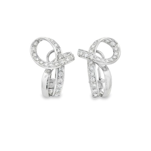 Orecchino diamanti  ct 1,66F VS2  in Oro 18kt 12,91 gr
