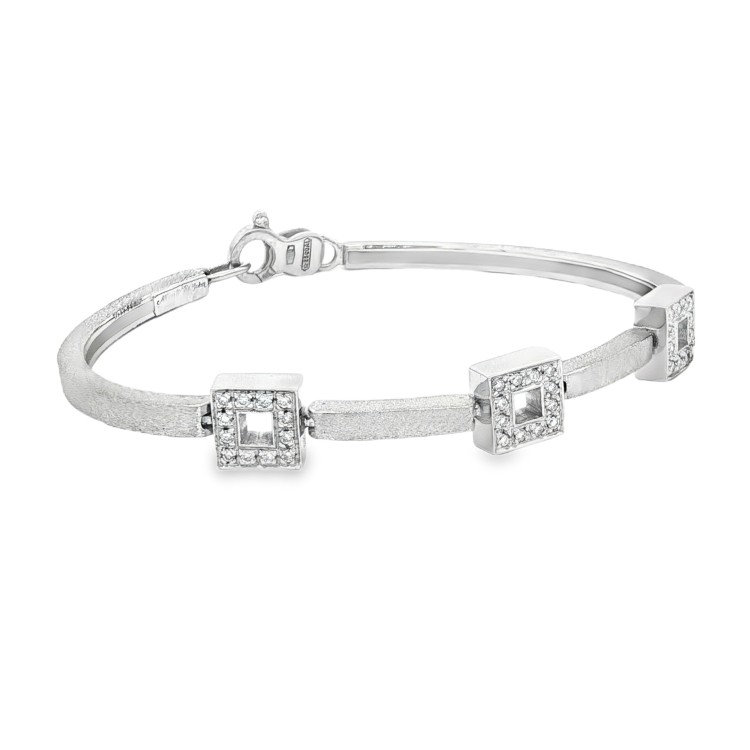 ALFIERI & St. JOHN Bracciale Diamanti ct 0,24 Oro 18 kt