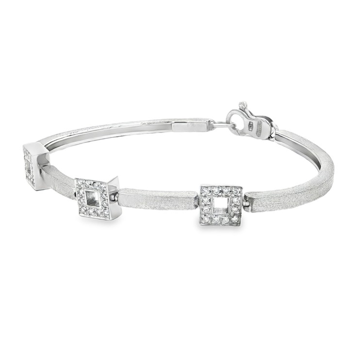 ALFIERI & St. JOHN Bracciale Diamanti ct 0,24 Oro 18 kt