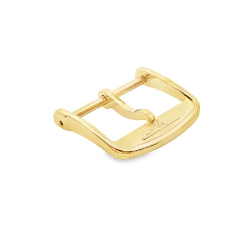 Longines Fibbia ardiglione acciaio PVD Yellow Gold  steel pin buckle 20mm.
