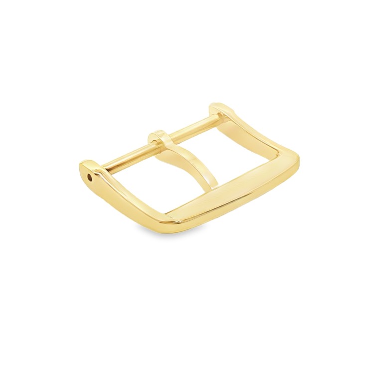 Longines Fibbia ardiglione acciaio PVD Yellow Gold  steel pin buckle 20mm.