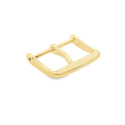 Longines Fibbia ardiglione acciaio PVD Yellow Gold  steel pin buckle 20mm.