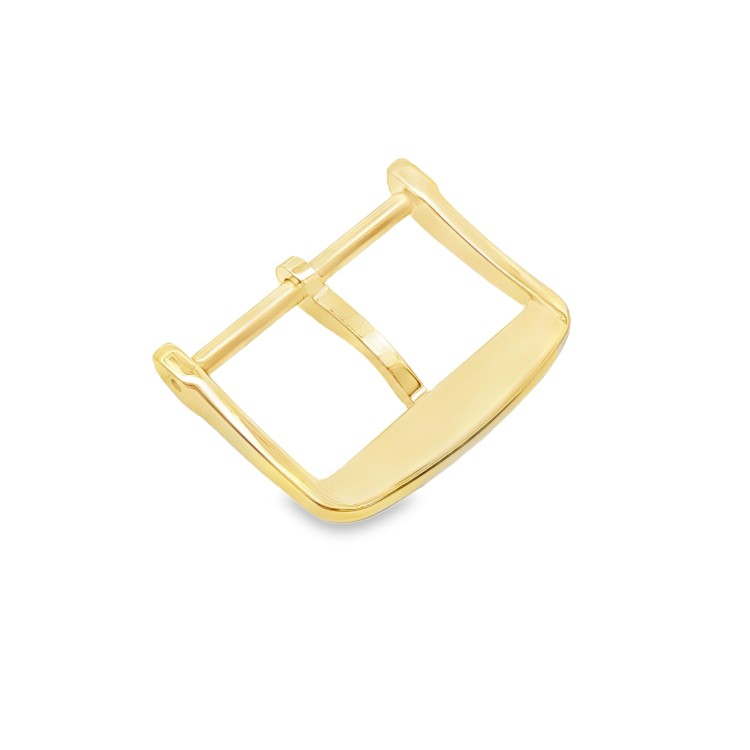 Longines Fibbia ardiglione acciaio PVD Yellow Gold  steel pin buckle 20mm.