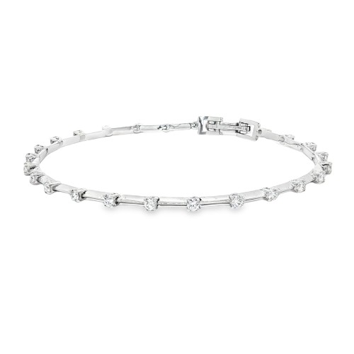 ALFIERI & St. JOHN Bracciale Diamanti ct 0,84 Oro 18 kt