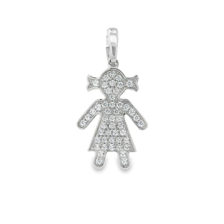 Pendente Bambina Oro 18 kt