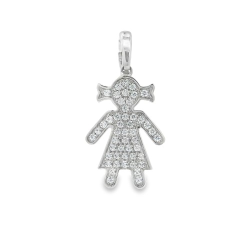 Pendente Bambina Oro 18 kt