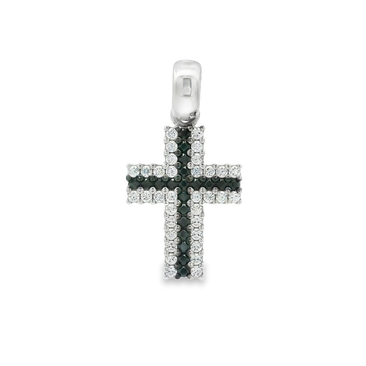 Pendente Croce Oro 18 kt