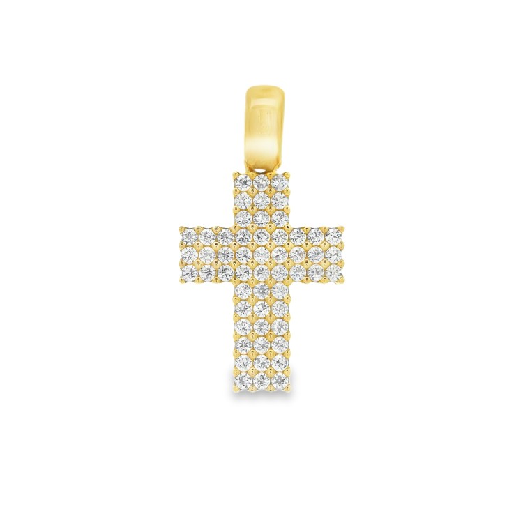 Pendente Croce Oro 18 kt