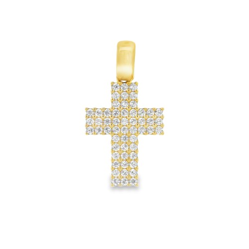 Pendente Croce Oro 18 kt