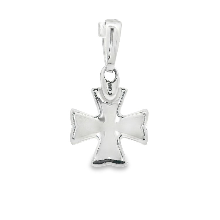 Croce Lucida e Satinata Oro 18 kt