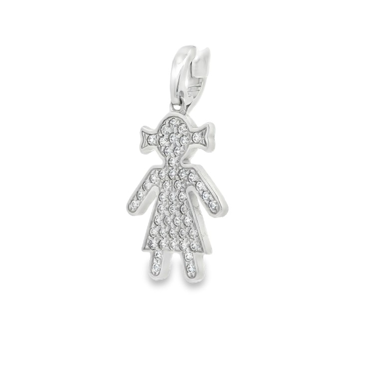 Pendente Bambina Oro 18 kt