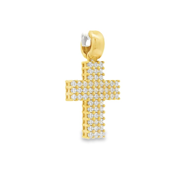 Pendente Croce Oro 18 kt