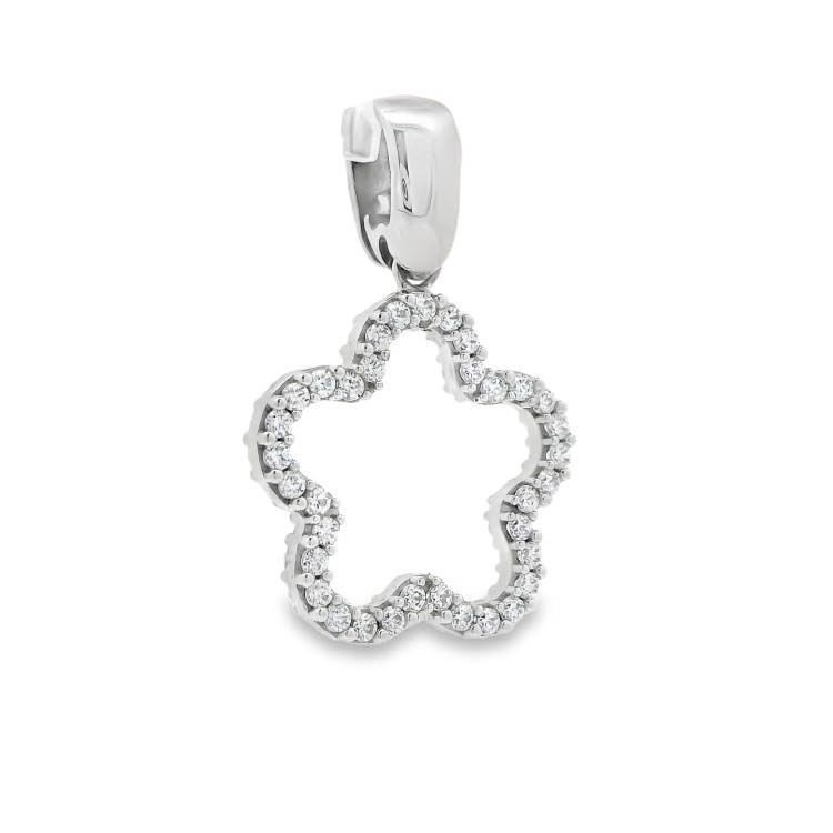Pendente Fiore Oro 18 kt