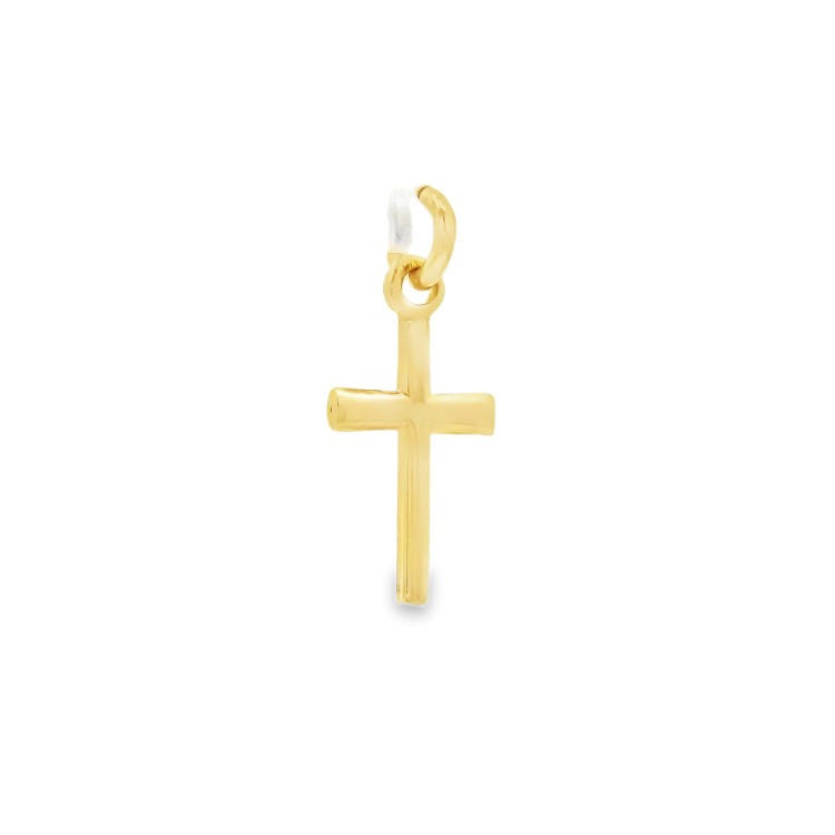 Croce misure 11 x 7 x 1 mm Oro Giallo 18 kt 0,38 gr