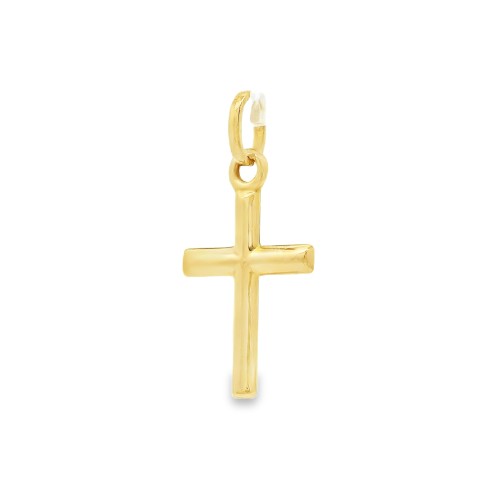 Croce Oro Giallo misure 16 x 12 x 1,7 mm 18 kt 0,53 gr