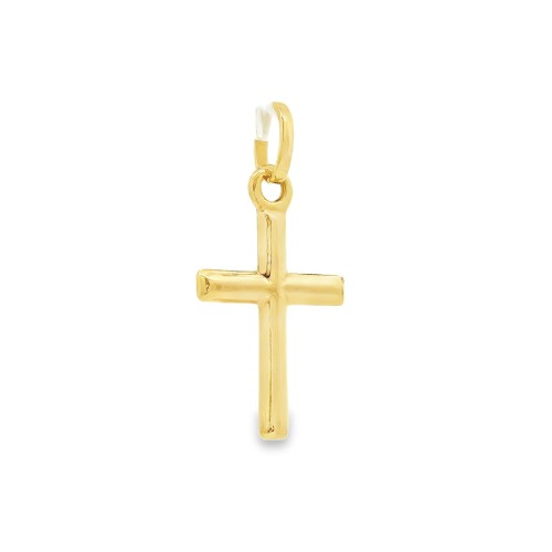 Croce Oro Giallo misure 16 x 12 x 1,7 mm 18 kt 0,53 gr