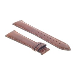 Cinturino Pelle Cuoio Tamponato Marrone 20/16 mm B54B classico. 2