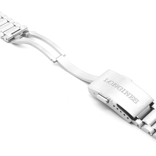 Longines Bracciale acciaio Spirit 37 mm orologio  L3.410.4. Intercambiabile, ansa 19mm.