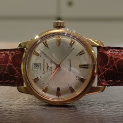 LONGINES Heritage CONQUEST L1.611.6.78.9 Automatico 35 mm.Oro rosa 18 kt