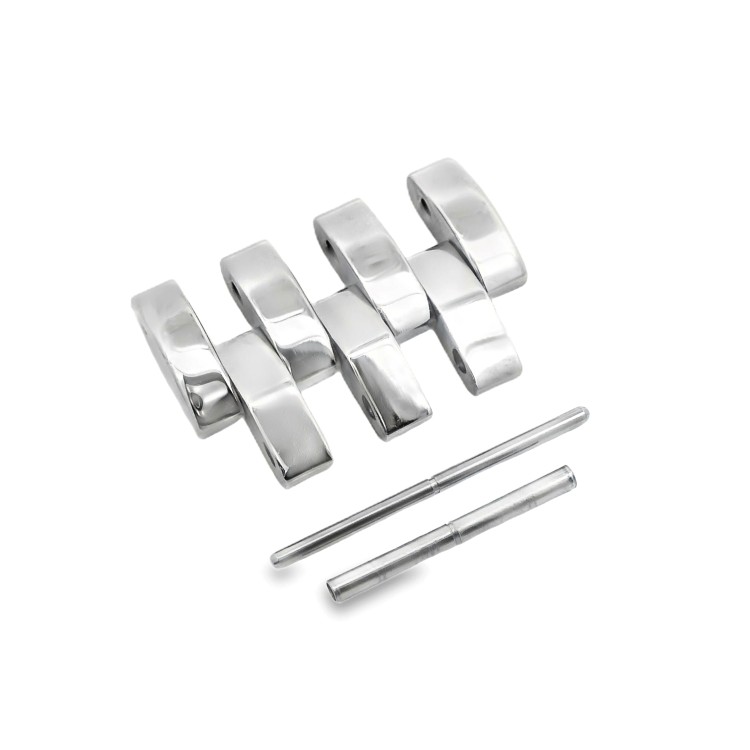 Zenith Maglia Bracciale acciaio Class Elite 670 ref 02.0100.670 quadrato