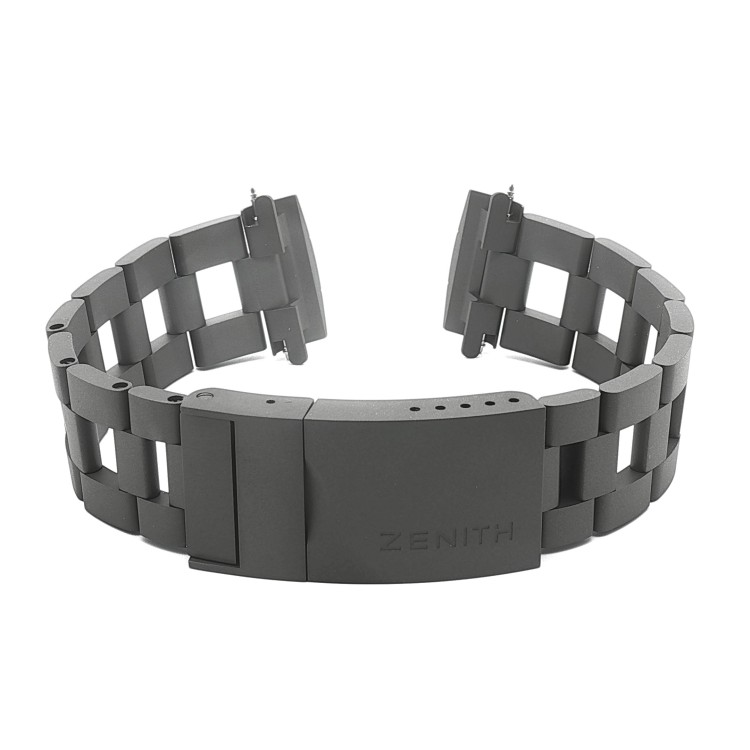 Zenith Bracciale titanio El Primero T384 Chronomaster Revival, ansa 19 mm,  antracite. 384 A384
