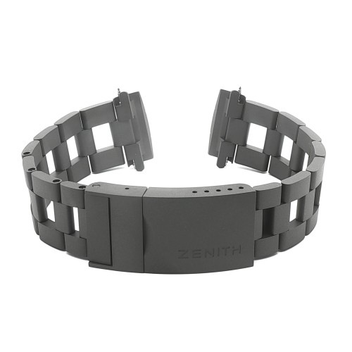 Zenith Bracciale titanio El Primero T384 Chronomaster Revival, ansa 19 mm,  antracite. 384 A384