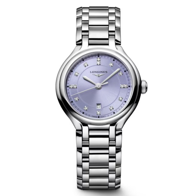 LONGINES PRIMALUNA L8.142.4.07.6 Malva Lavanda 30 mm.