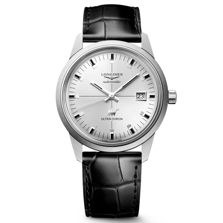 LONGINES ULTRA-CHRON CLASSIC L2.937.4.72.2 Argento 40 mm.