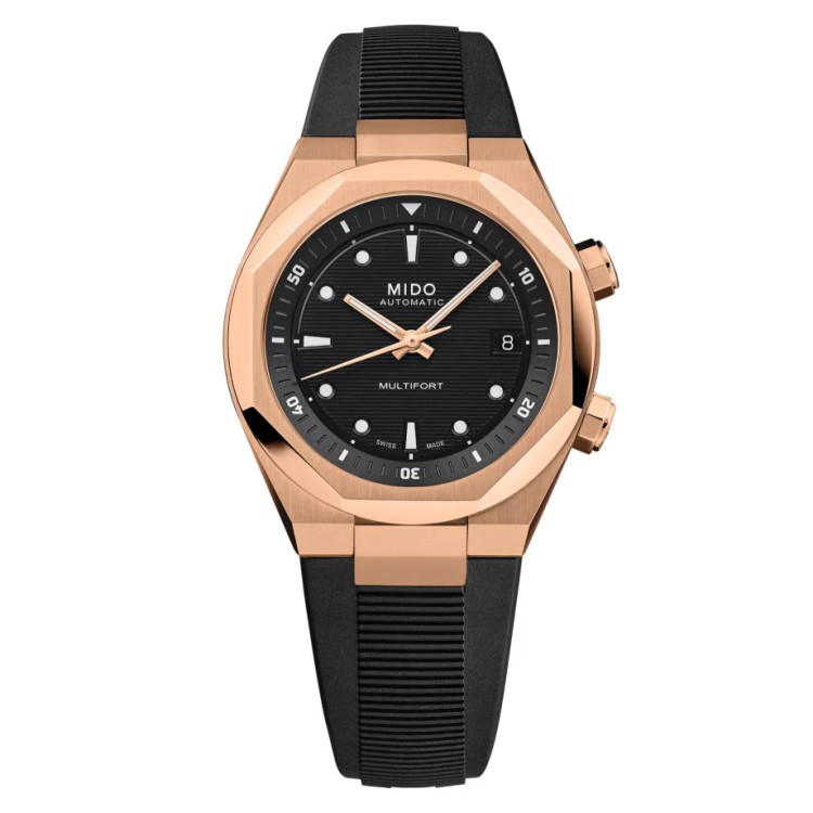 Mido Multifort M047.507.37.051.00 Automatico 40 mm Nero Caucciù