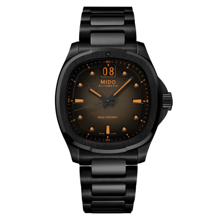 Mido Multifort M049.526.33.081.00 Automatico 40 mm Grigio Bracciale Acciaio