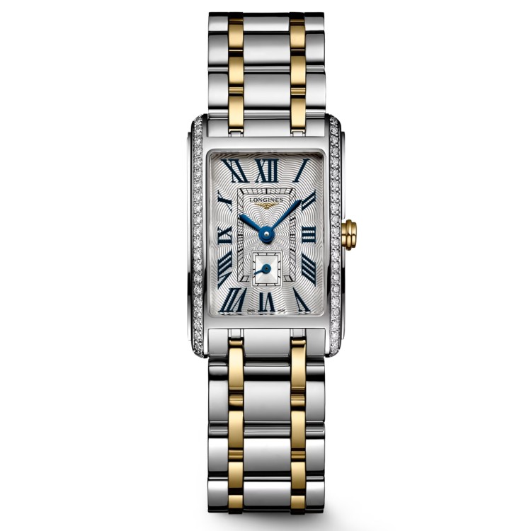 Longines Dolcevita L5.255.5.78.7 Quarzo 20.8 mm Argentè Bracciale Oro Giallo