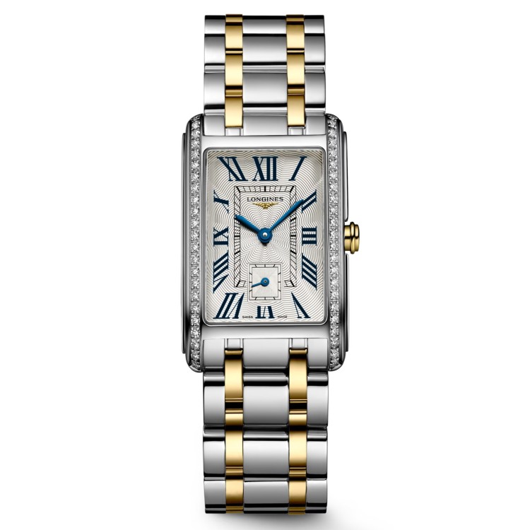 Longines Dolcevita L5.512.5.78.7 Quarzo 23.3 mm Argentè Bracciale Oro Giallo