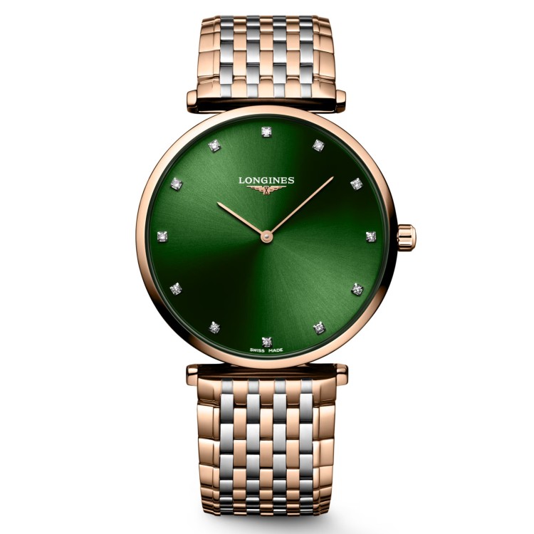 Longines Elegance L4.866.1.08.7 Quarzo 38 mm Bracciale Acciaio