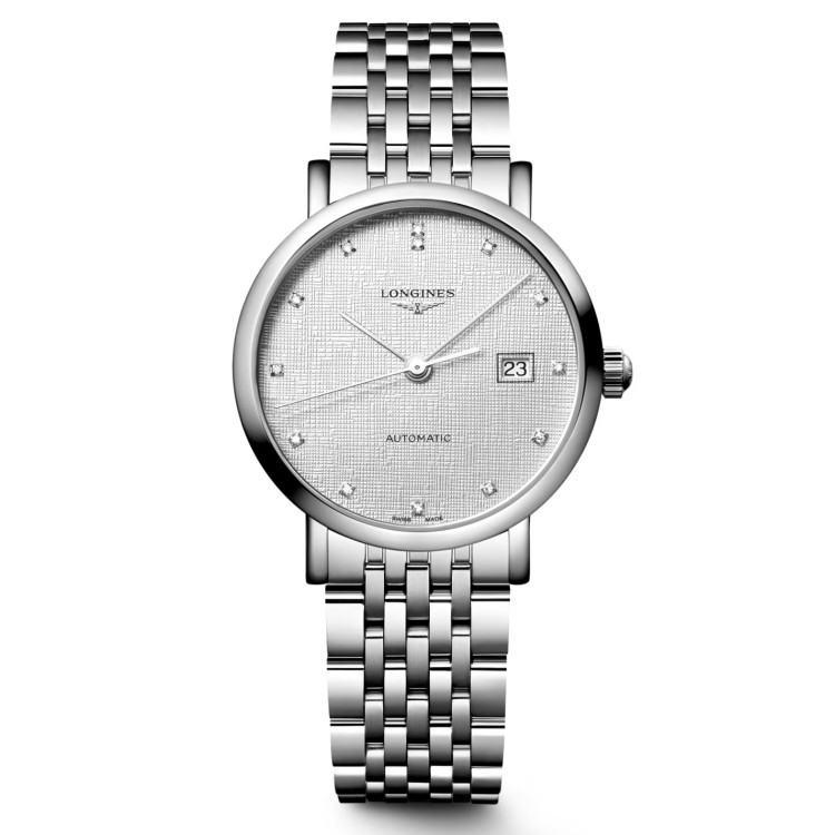 Longines Elegant L4.310.4.79.6 Automatico 29 mm Argentè Bracciale Acciaio