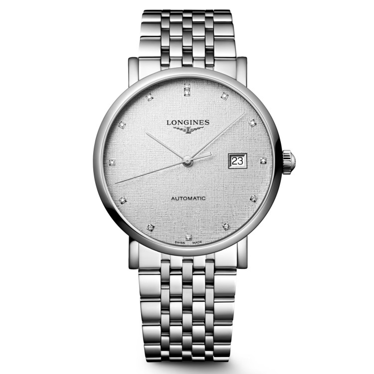 Longines Elegant L4.910.4.79.6 Automatico 39 mm Argentè